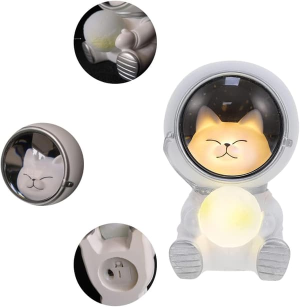 Galaxy Guardian Astronaut Nattlys, 13x10.5cm Led Astronaut Ca