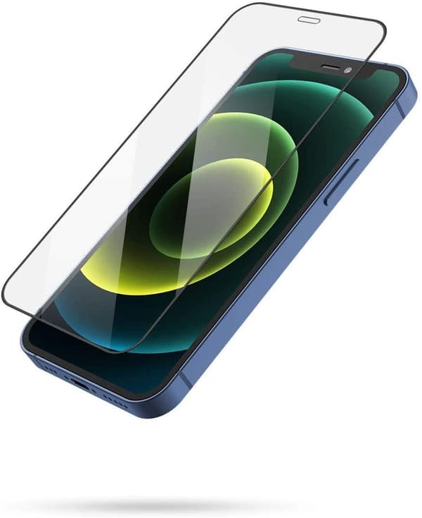 3x karkaistu lasisuoja iPhone 12 Pro / iPhone 12 Peittää koko näytön Läpinäkyvä