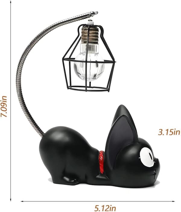 Kikis Katte Natlampe til Børn, Anime Katte Lampe, Sengelamper til