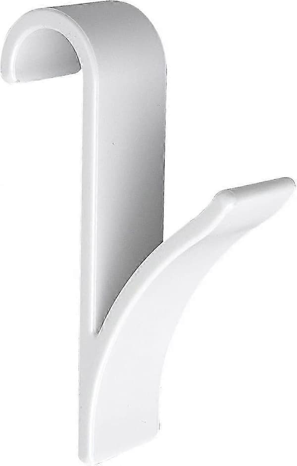 Radiatorkrog, Håndklædetørrer radiatorkrog, hvid plast, sæt med 2
