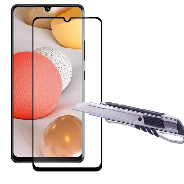 Härdat glas för Samsung Galaxy A32 5G Skyddsfilm med svarta kanter med Stylus Toproduits®