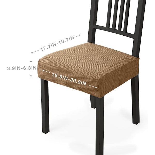 4 Sæt Stolebetræk Spisebord Slipcovers til Universal Pasform - Spande
