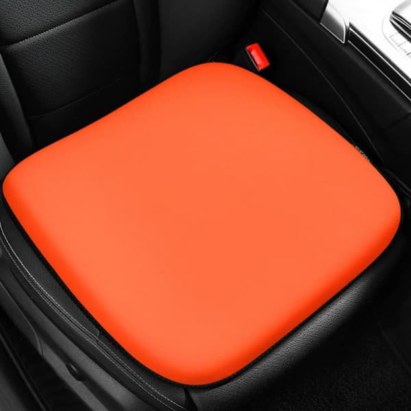 Fyrkantig Sittdyna i Memory Foam Svart 45*45cm Orange 45*45cm