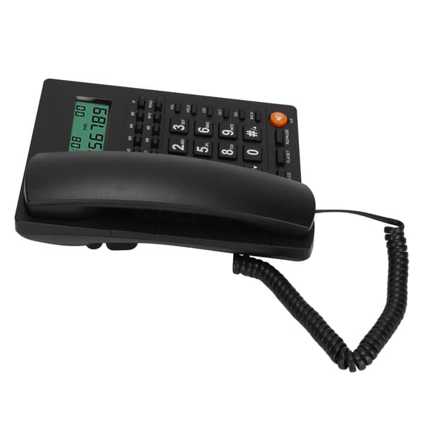 Fasttelefon Håndfri Anrop Bordtelefon for Hjemmekontor Hotell
