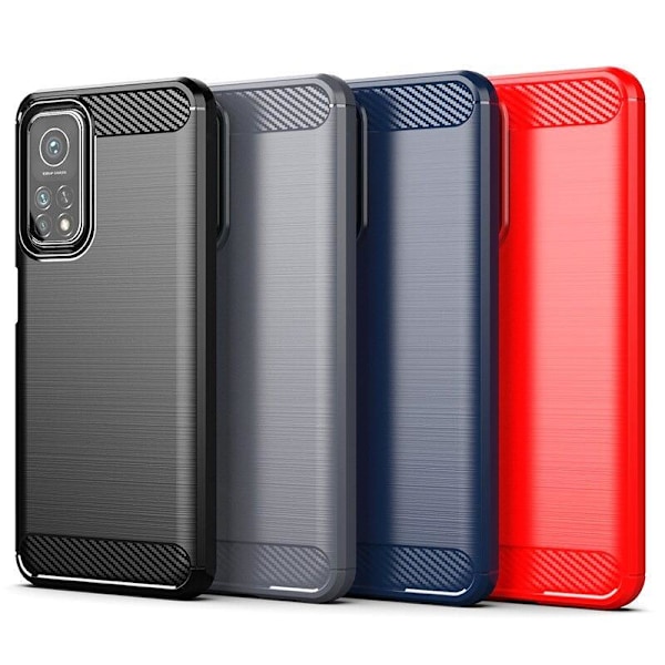 Stöttåligt Armor Carbon TPU-skal Xiaomi Mi 10T/10T Pro - fler fä Blå