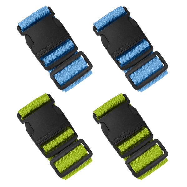 Bagageband 4-pack justerbart bagagebälte för säker