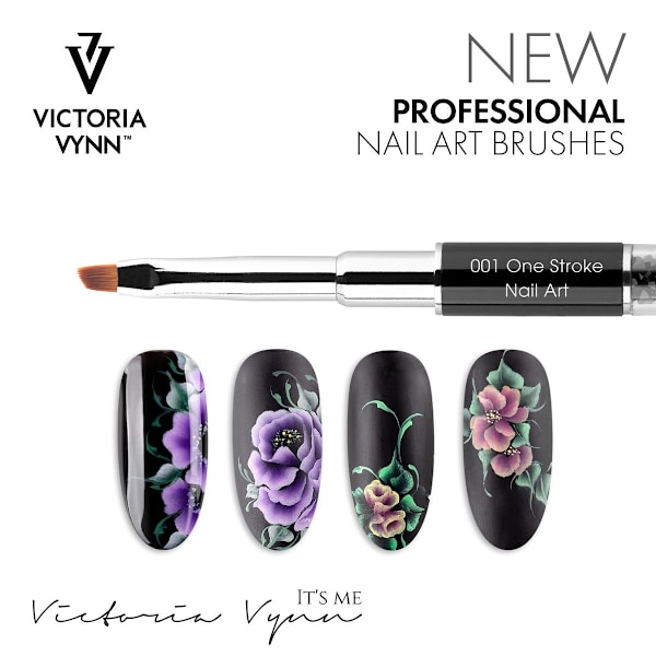 Pensel - Dekoration - One Stroke - Gelé - Victoria Vynn Svart
