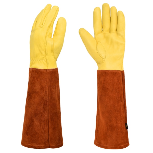 Damsugande trädgårdshandskar för damer, långa handskar för trädgårdsarbete