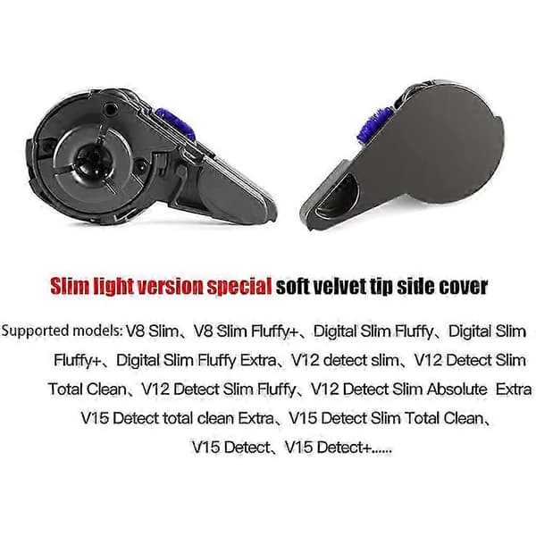 Rullebørste Bar End Cap Cover for Digital Slim, V8 Slim, V12 V15 Detect Slim Støvsuger