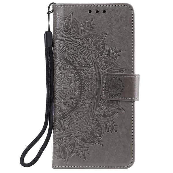 iPhone 11 - Mandala Lompakkokotelo - Harmaa Grey Harmaa