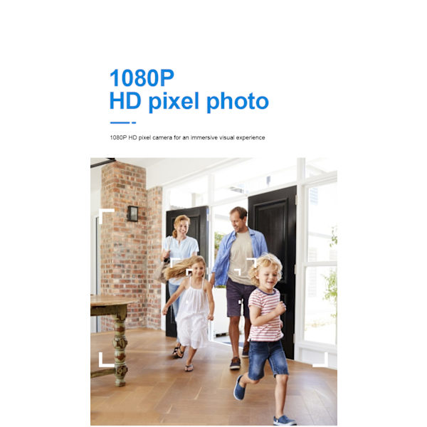 Full HD 1080P Kroppskamera, Magnetisk Klämma med Rörelsedetektering, Multifunktionell Minikamera för Utomhussporter, Säkerhet, Möten, Lätt att Använda