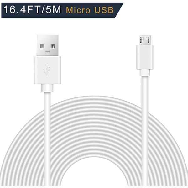 5 METER!! Laddsladd till Samsung S6/S7 (Xbox ONE, PS4) (5 Meter)