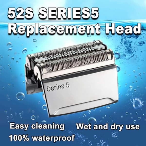 Series 5 52S Erstatningshode for Braun Series 5, kompatibel med flere modeller