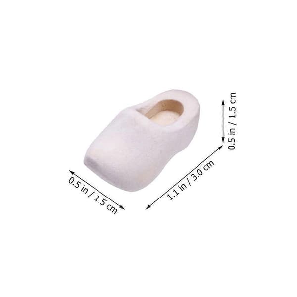 2 par mini tresko miniatyr tresko blanke tresko dukkehusdekor