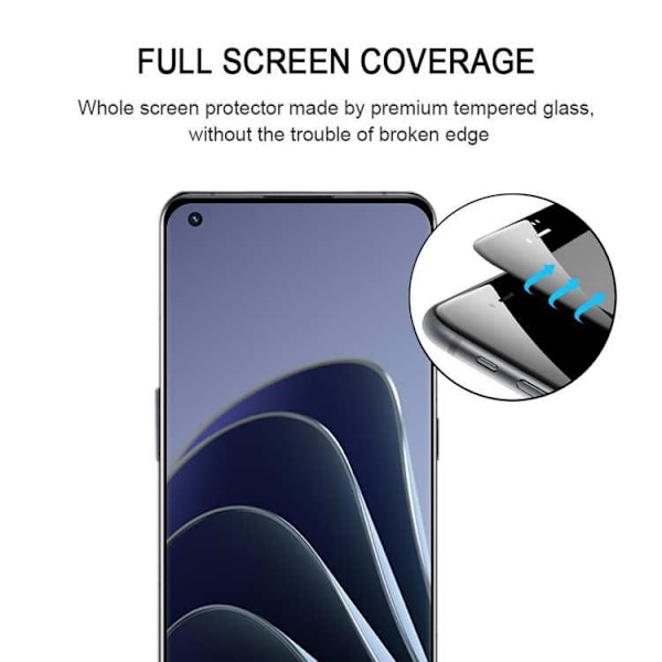 OnePlus 10 Pro - Heltäckande Härdat Skyddsglas