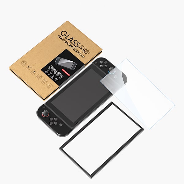 Kompatibel med Switch 2 (3 HD raka paneler)