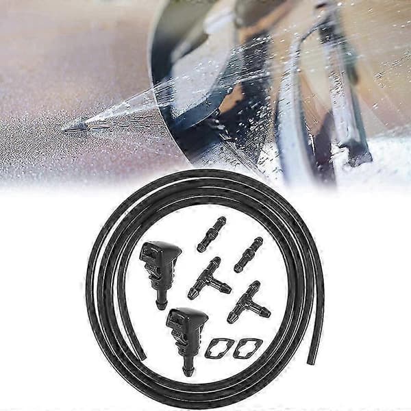 Frontrude Sprinklerdyser Kit til Ram til Forrudevaskerslange med Konnektorer Erstatter 511