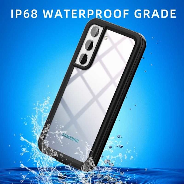 Samsung S22 Plus Heltäckande Vattentät Premium Skal - 2m Transparent