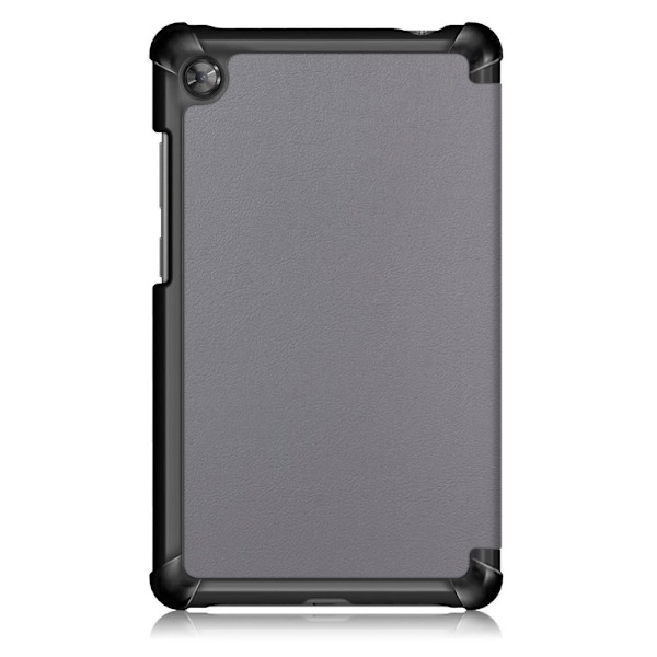 Lenovo Tab M7 - Slimfit Tri-Fold Fodral - Grå Grey Grå
