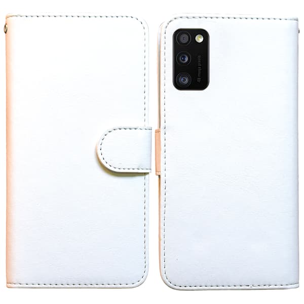 Galaxy A41, lædercover, beskyttelse, brun Brun
