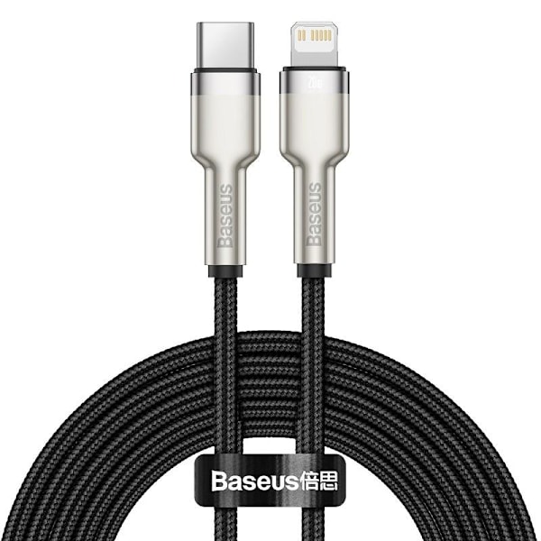 PD 20W Snabbladdning kabel för  iPhone 11/12/ 13 / 14 -2m Svart