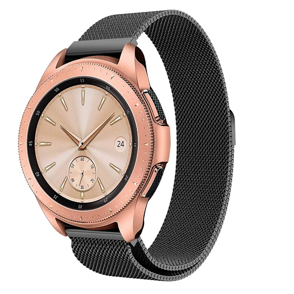 Milanese Loop Armband Samsung Galaxy Watch 42mm Svart