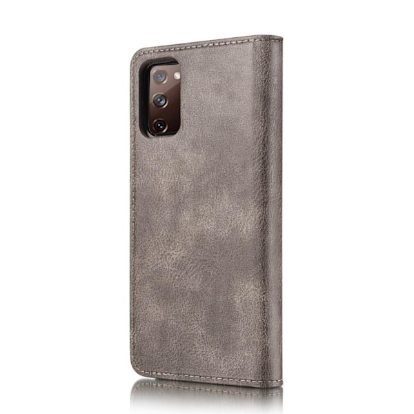 Samsung Galaxy S20 FE - DG.MING 2in1 Magnet Fodral - Grå Grey Grå