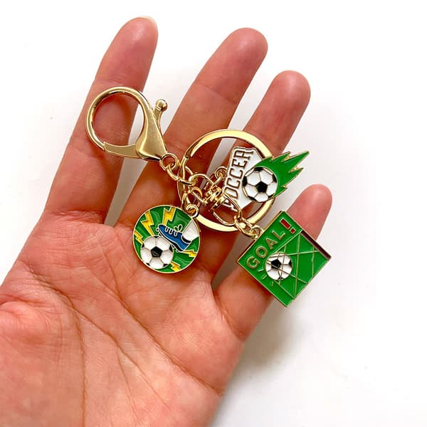 USA-Canada-Mexico VM Fodbold Merchandise: Nøgleringe, Vedhæng og Bilpynt i Zinklegering E