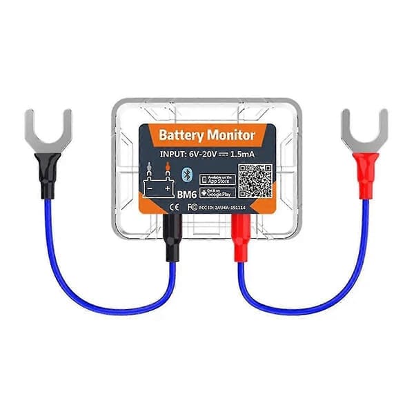 Trådløs Bluetooth 12V Batteriovervåker BM6 med App for helsesjekk av bilbatteri og batteritester
