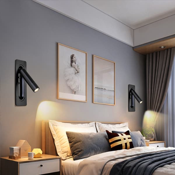 Leilighet LED Ambient Leselys Vegglampe interiør