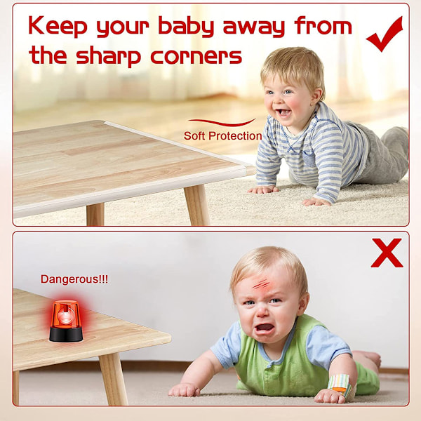 Hörnskydd, Transparent Design Babysäkert Möbelskydd Kantstötskydd För Barnsäkerhet, Justerbar Vinkel Klar Silikon