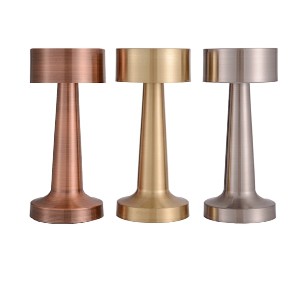 Anpassningsbar belysningsupplevelse Trefärgs temperatur, elegant modern design Bärbar nattlampa med minnesfunktion för olika scener som sovrum