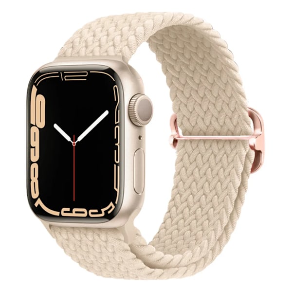 Fl?tad ?gla f?r Apple Watch Rem 44mm 40mm 45mm 41mm 42mm 38mm 49mm Elastiskt Solo armband iWatch series 9 se 7 5 6 Ultra2 Band 54.Millet f?rg 54.