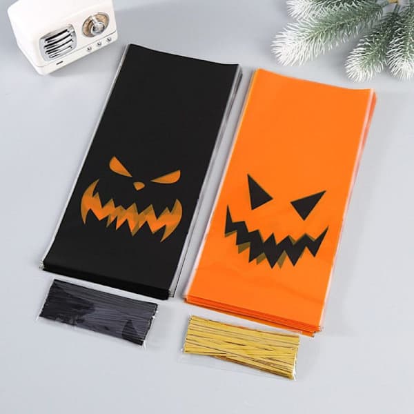 Halloween Godispåsar Snacks Påse ORANGE orange orange