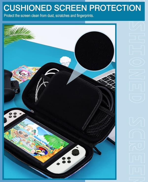 Bæreveske kompatibel med Nintendo Switch OLED 2021-modell og