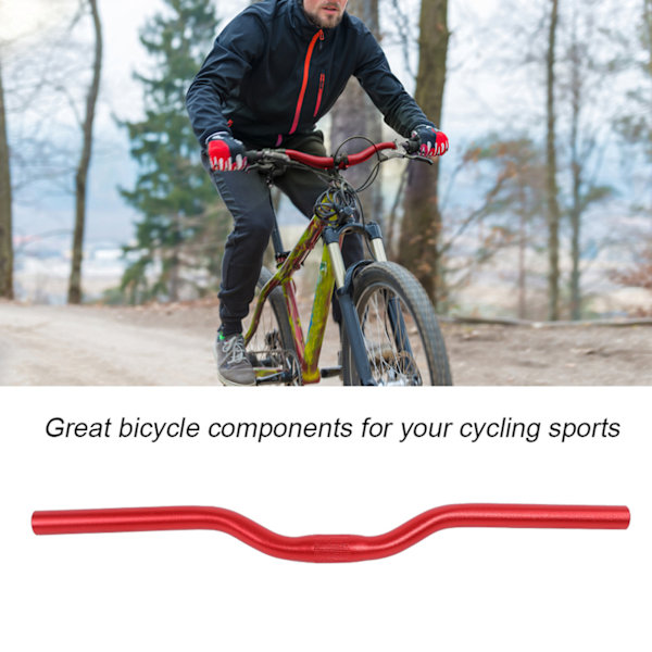 Mountainbike Styren, Aluminiumlegering Material Oxiderar Inte Lätt, Matt Behandling Riser Bar Vacker Och Moderiktig Design Bearbetade Färger