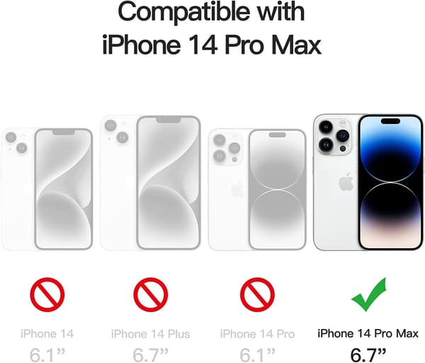 3X karkaistu lasisuoja iPhone 13 Pro Max / iPhone 14 Pro Max läpinäkyvä