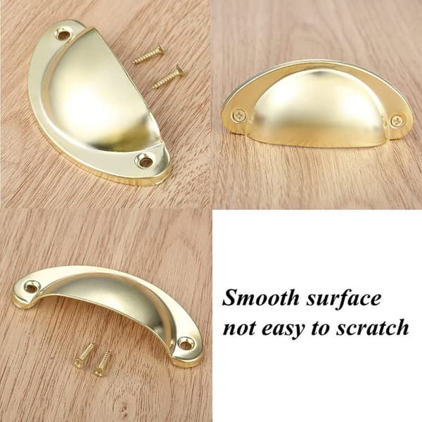 10 stk. vintage skalgreb til skuffe 82 mm jern