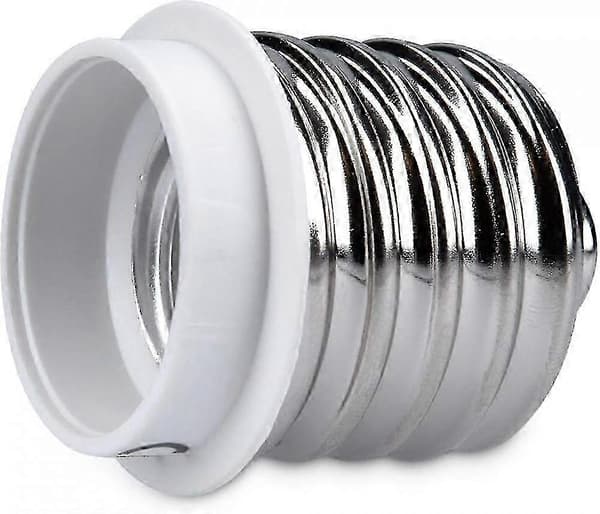 10x Sokkeladapter - 10x E40 til E27 Sokkelkonverter - E27 Base Lampeholderadapter For Halogen LED-pære