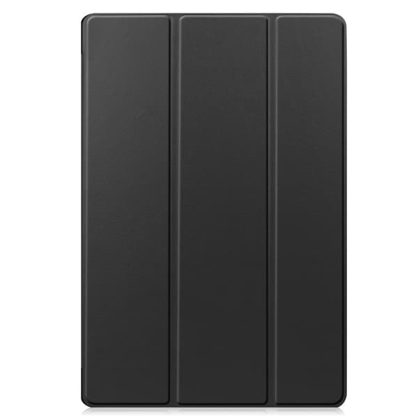 Galaxy Tab S7 Plus, S8 Plus, 12.4 tommer, Etui, Tredobbelt fold, Sort