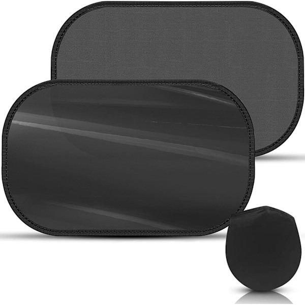 Solskydd för Bilfönster, Premiumkvalitet Smart Design Solskydd Sidoskydd, Universell Passform &amp; Lätt att Förvara (2 ST)