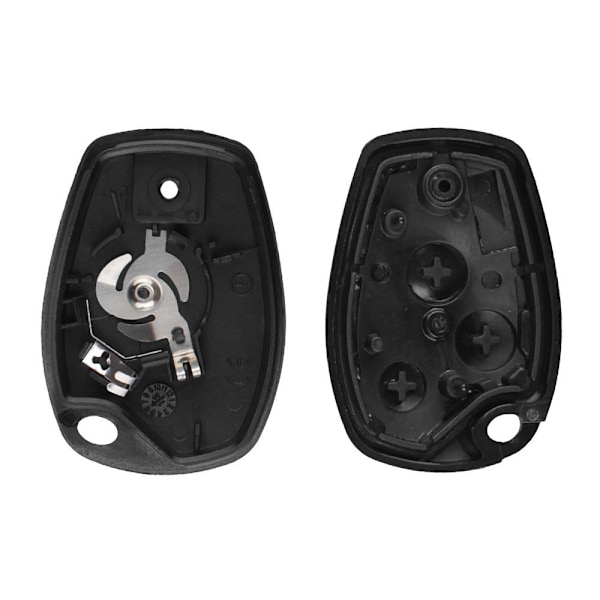 Nyckelfodral med 3 knappar 2,5/9,5 hål för Renault Duster Dacia Svart one size