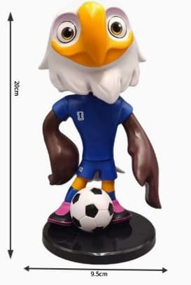 FIFA World Cup 20cm Hvidhovedet Ørn Maskot Skrivebordsfigur Trofæ C