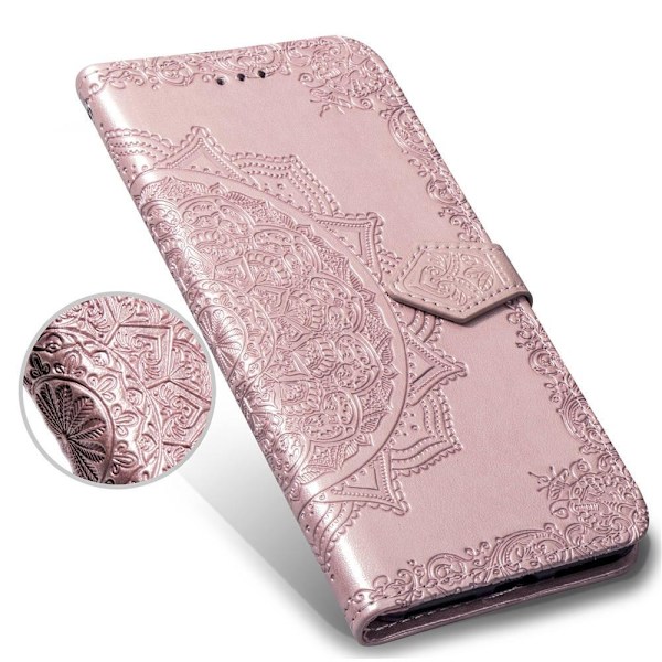 iPhone 7/8/SE (2020/2022) - Mandala Läder Fodral - Roséguld Roséguld Roséguld