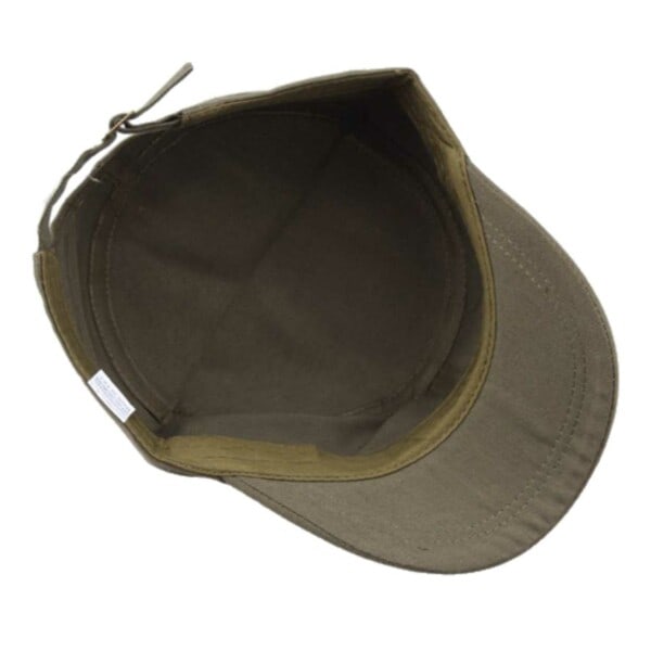 Grön Army Keps - Platt Armekeps Militärkeps grön one size
