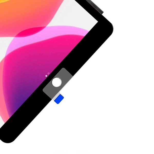 iPad 9 10.2 2021 Glas med Touchskärm Premium - Svart Svart