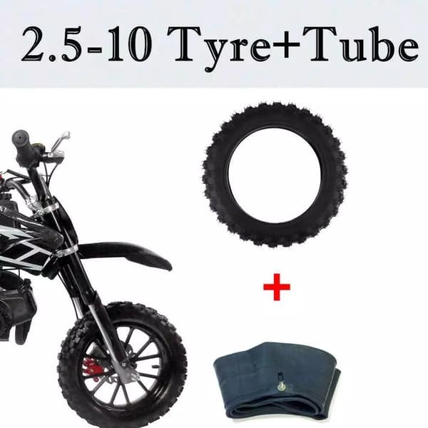 Däck & Slangset 2.50-10 2.50x10 Däck för CRF50 XR50 PW50