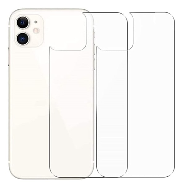3-PACK (iPhone 12 Mini) BAKSIDA Skärmskydd (9H) Transparent