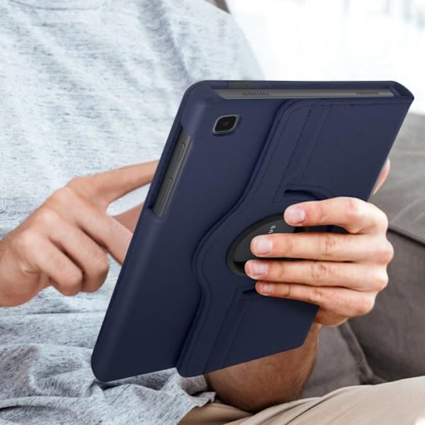 Skal för Samsung Tab A7 Lite Flip Stand 360° Roterande Porträtt / Landskap Blå