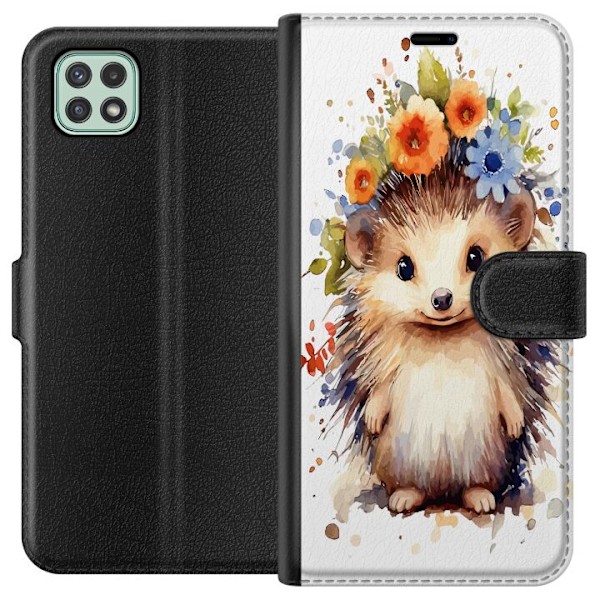 Samsung Galaxy A22 5G Plånboksfodral Igelkott